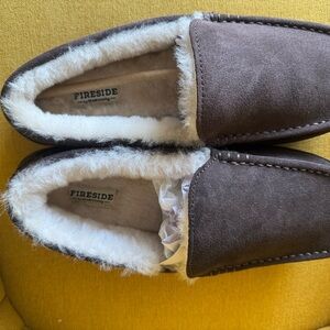 Dearfoams Men's Dark Brown Slip-On Loafers